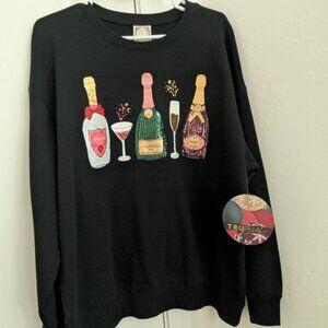Holiday Black Sweatshirt top